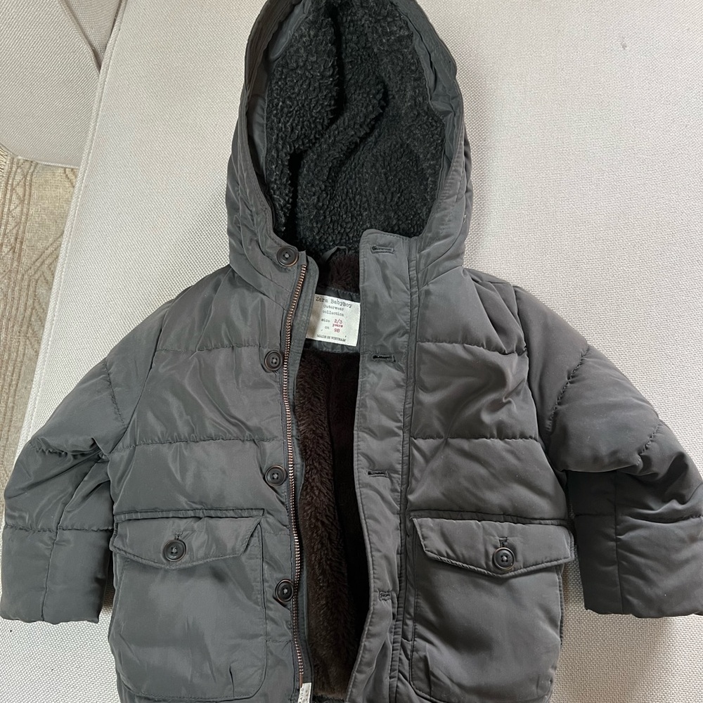 Zara Lined Puffer Jacket